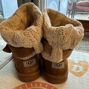 UGG SIZE 10 Brown Boots With Buckle